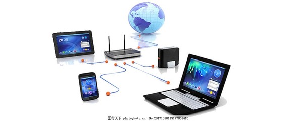 笔记本电脑网络系统免抠png透明素材